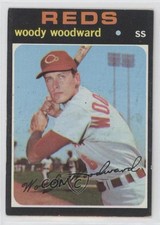 1971 Topps Woody Woodward #496 0u2j