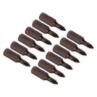 "25Stk 1/4\" 6,3 Mm Sechskantschaft Magnetische PH1 Phillips Schraubendreher Bits"