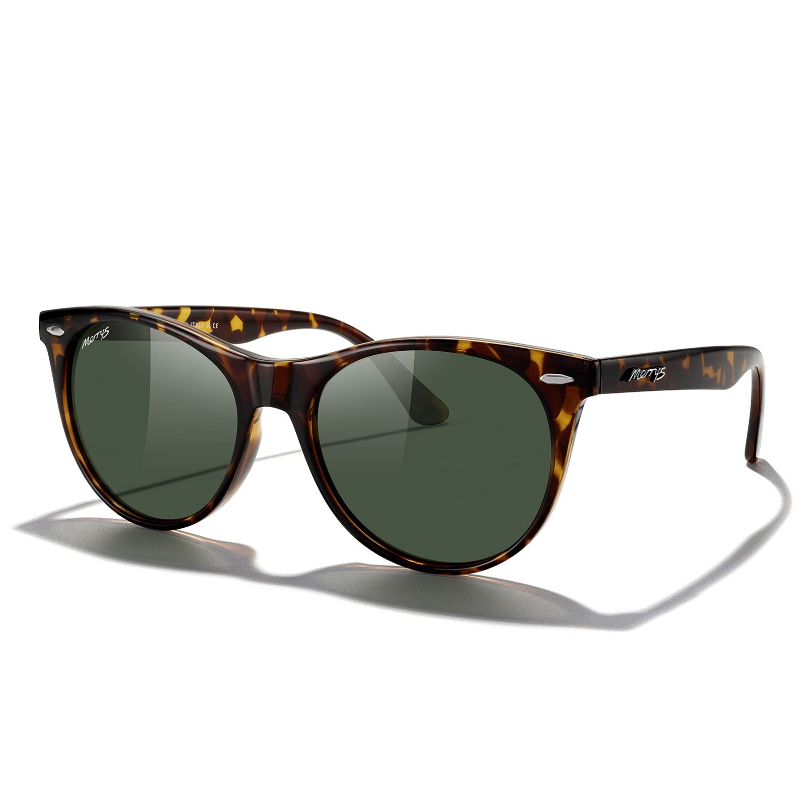 Retro Round Polarized Sunglasses for Women Fashion Trendy Shades S6185