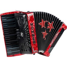 Hohner TRI-STAR II 72 Accordion Pearl Red