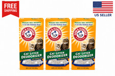 3 Pack Arm  Hammer Cat Litter Deodorizer Baking Soda 30oz Odor Control