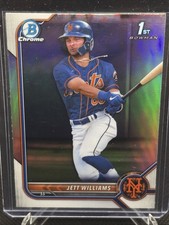 2022 Bowman Chrome Draft Jett Williams Refractor 1st Rookie RC #BDC-190