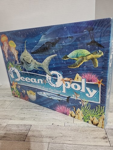Ocean-Opoly Monopoly Board Game New Sealed Traditional Or 1 Hour Play Made In US