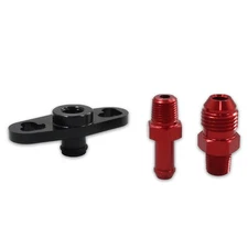 Fuel Pressure Regulator Adapter Fuel Rail Adapter Kit With 1/8NPT Fittings