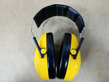 3M Peltor Optime I H510AC1 Ear Muffs Headband Lightweight Defenders Yellow New