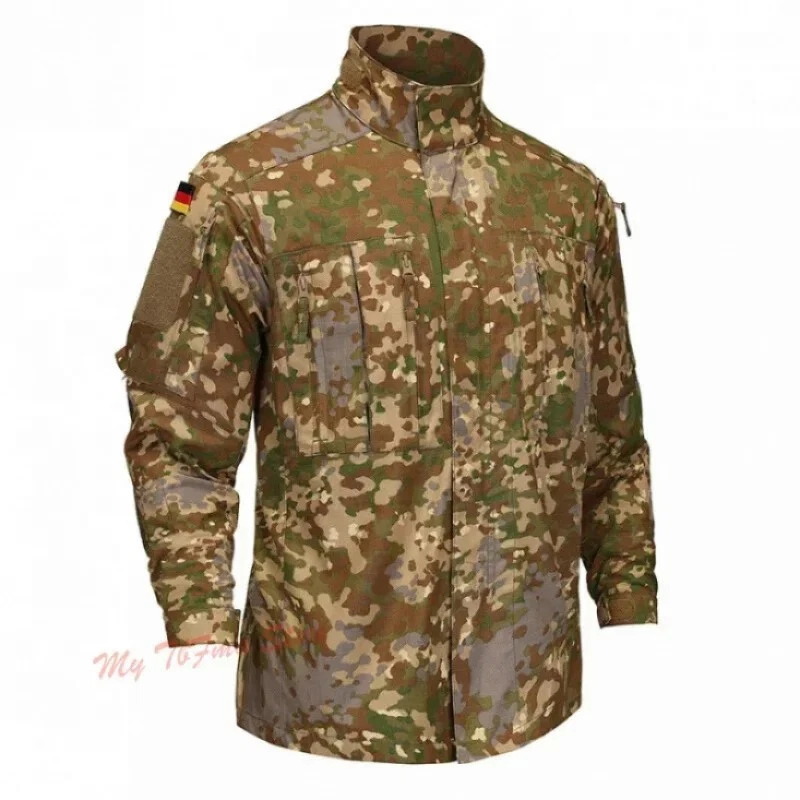Tactical KSK All-Terrain German Flecktarn Camo Jacket&Pants IR Protection Fabric - Image 2 of 4