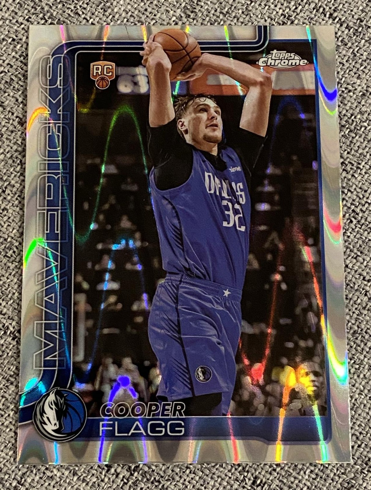 2025-26 Topps Chrome Cooper Flagg RC Rookie #251 Raywave
