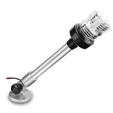 12 inch 3 Nautical Mile Navigation Anchor Lights All Round 12 Inch Foldable