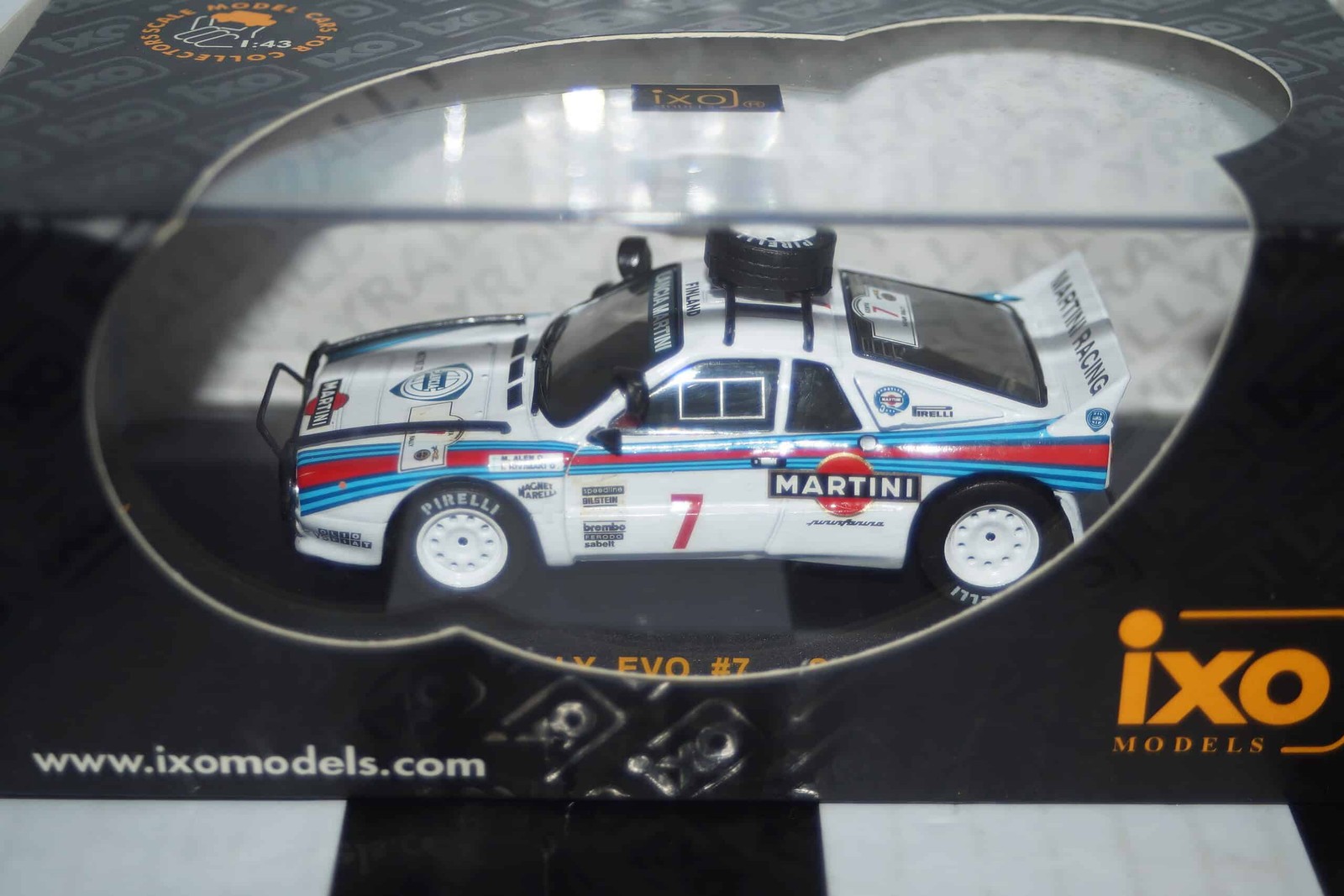 Ixo Lancia 037 Rally EVO #7 Safari Rally 1984 M.Alen 1:43 Diecast RAC063