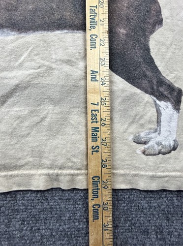 2002 The Mountain Boston Terrier Größe XL Batik hergestellt in den USA T-Shirt (n) - Bild 2 von 7