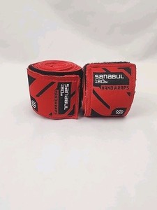 Sanabul 180” Boxing Hand Wraps - Red - MMA, Muay Thai, Kickboxing, Training
