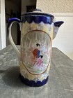 Vintage Porcelain Japanese Oriental Tall Coffee Teapot — photo 3