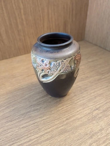 Vintage Roseville Rosecraft Grapevine Vase 6” 1920s