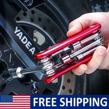 6 in 1 Folding Nut Driver Set SAE Hex Nut Driver Set Folding Socket Wrench 