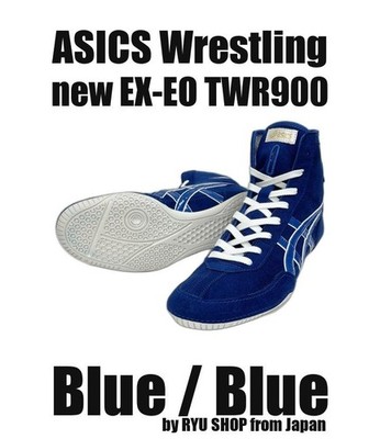 ASICS Wrestling Shoes 1083A001 A524 Blue / Blue new EX-EO TWR900 Prime Attack