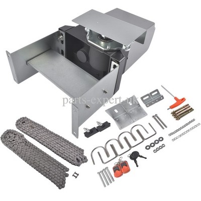 1800lbs 110V Automatic Sliding Gate Opener Operator Kit Electric with 2 Remotes