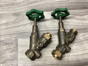 LOT OF 2 SHUT OFF VALVE DIN DVGW DN15 PA-IX 2635/I PN10 #100N81