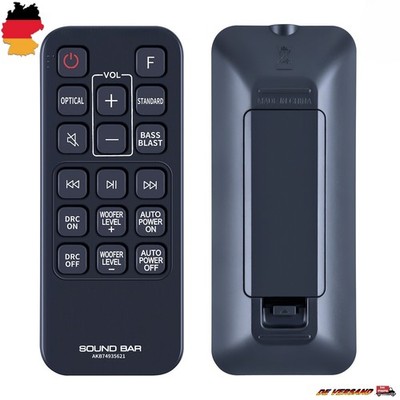 Neue AKB74935621 für LG Sound Bar Fernbedienung SJ2 SPJ2B-W SJ2.DEUSLLK
