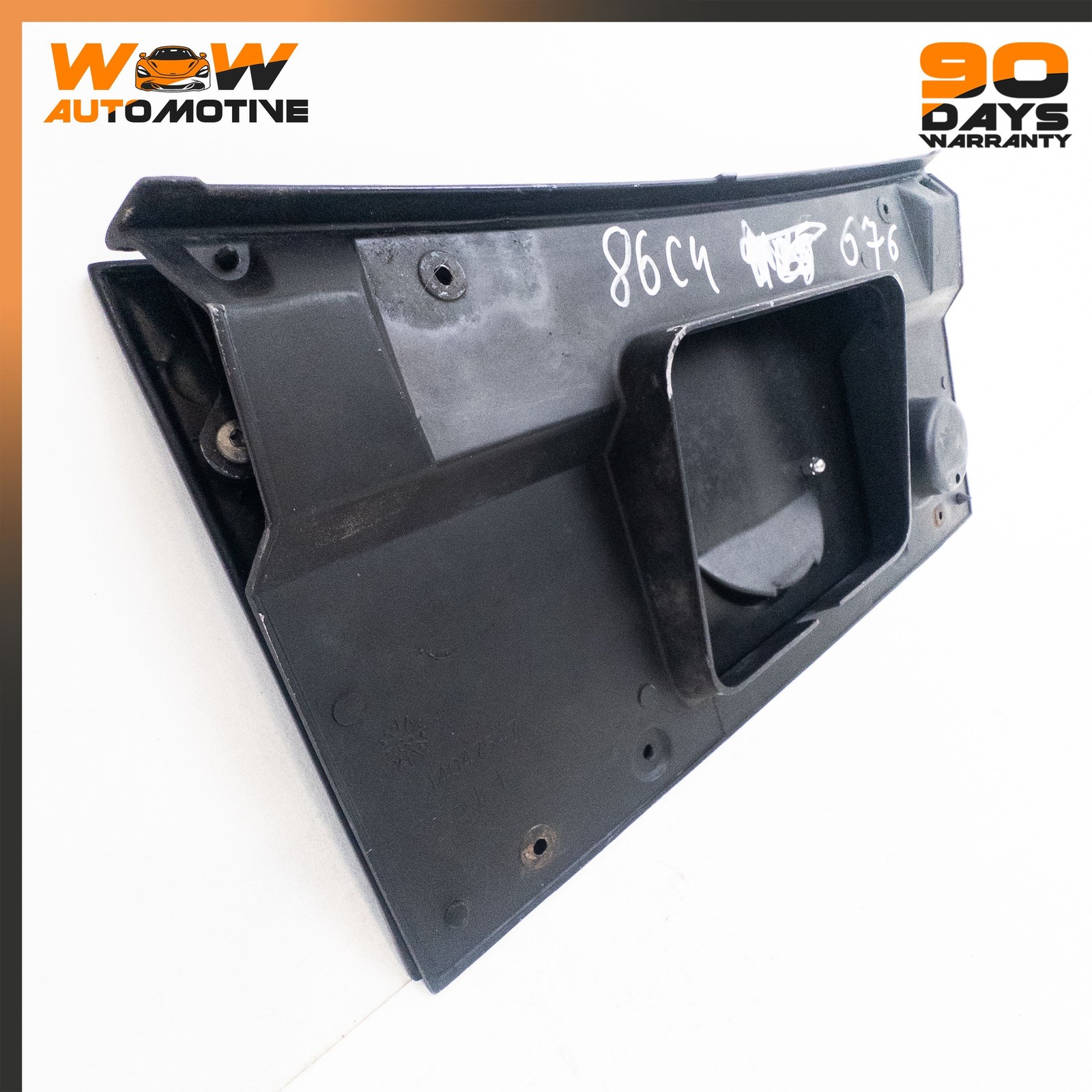 84-96 CHEVROLET CORVETTE C4 REAR FUEL GAS TANK DOOR LID ASSEMBLY BLACK OEM