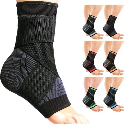Ankle Support Compression Brace Foot Heel Achilles Tendon Arthritis Pain Strap