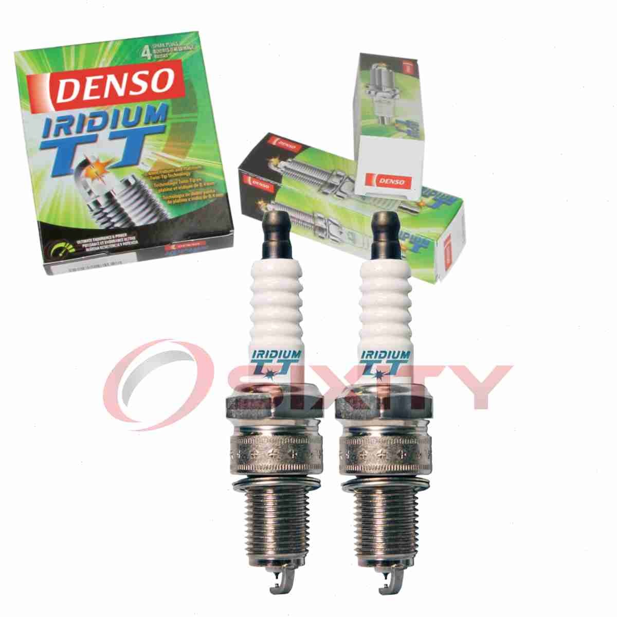 2 pc DENSO 4708 Iridium TT Spark Plugs for XP64 SPRN14PMP5 MS851552 MS851432 vi