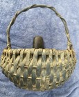 VALHALLA HAND WEAVERS TRYON NC PACOLET RIVER PAINTED SPLIT OAK BUTTOCKS BASKET — photo 6