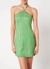 Faithfull The Brand Muthia Mini Dress Bau-Bau Stripe Print