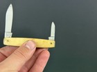 Vintage Japan Parker Frost Mink 2 Blade Smooth Bone Pen Knife — photo 7