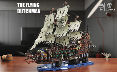 2159 Teile Piratenschiff Bausets MOC Flying Dutchman Bausteine Modell Spielzeug