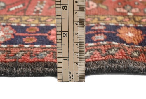 Vintage Tribal Geometric Red Oriental Runner Rug Kitchen Hallway 2'5 X 9'9ft - Picture 10 of 11
