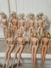 Lot Of 9 80's - 90’s Vintage Mattel Barbie Dolls Blonde