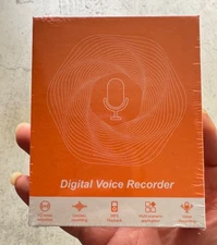 EVISTR 64GB L357 Digital Voice Recorder Activated FOR LECTURE with Playback NEW