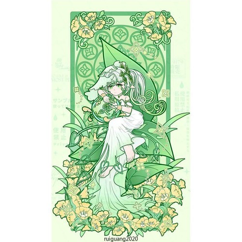 Anime Genshin Impact Nahida Zhongli Venti Furina Acrylic Stand Figure Cosplay - Picture 5 of 13