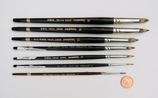 L5000 - Langnickel Royal Sable Short Handle Round 7 Piece Brush Set 