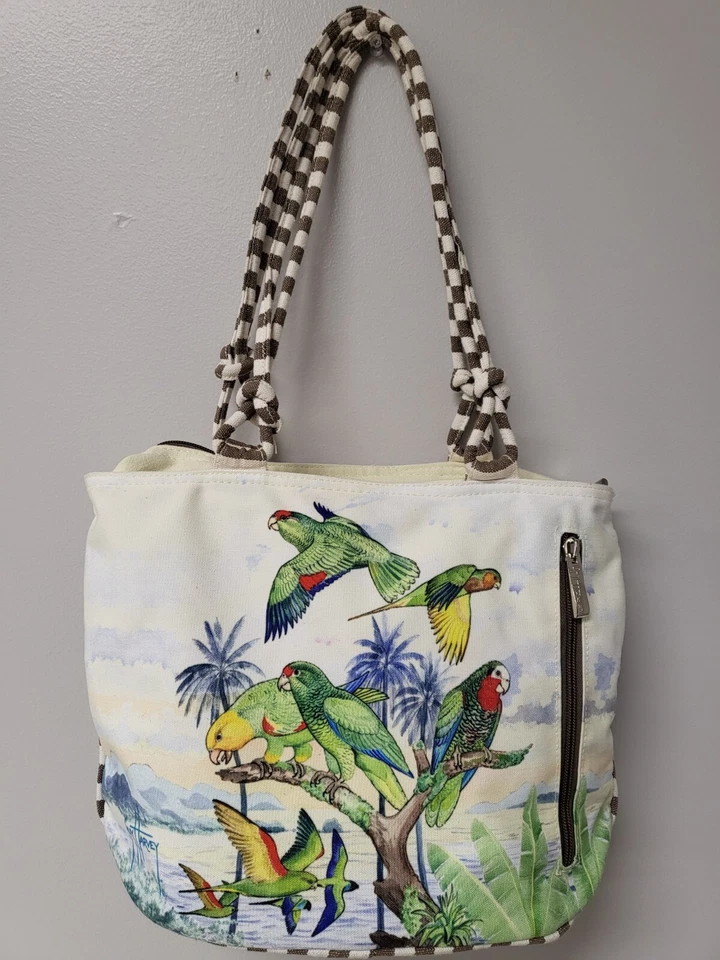 Bolso de Hombro Guy Harvey Loros Cierre con Cremallera Bolsillos con Cremallera Exterior e Interior Foto 2 de 4