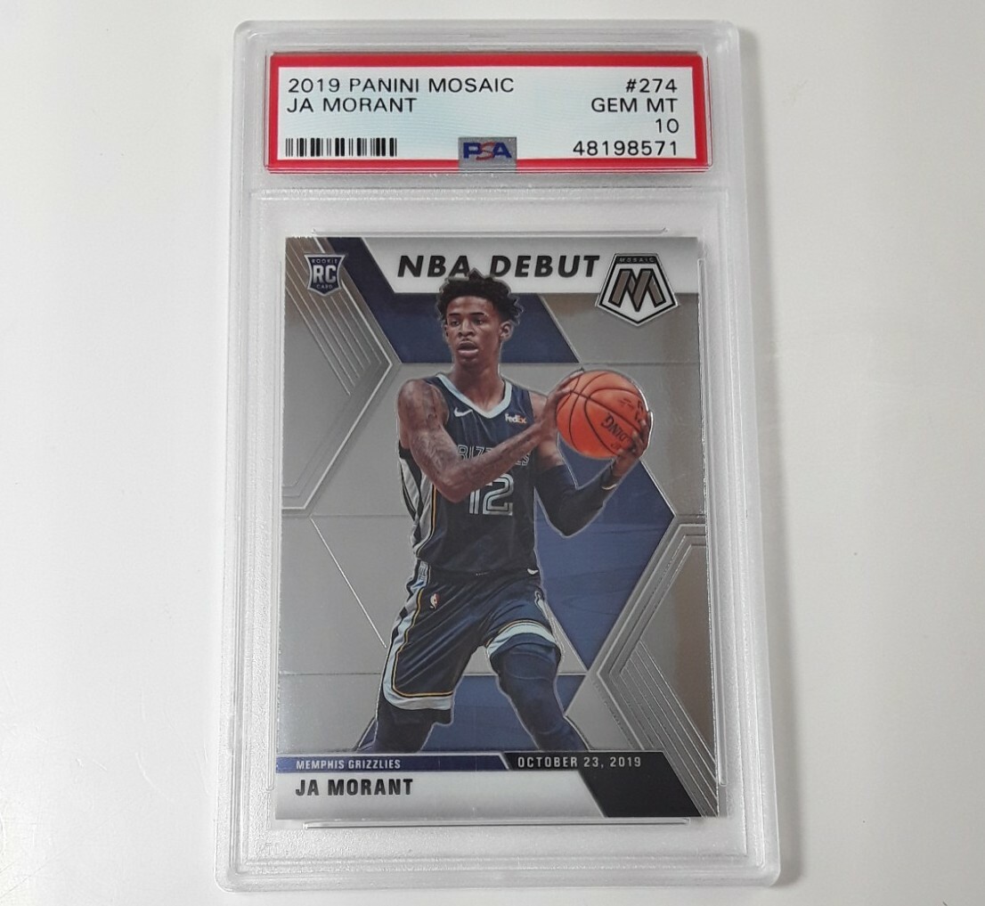 2019 Panini Mosaic JA MORANT Rookie #274 PSA 10 Gem Mint RC ROY Grizzlies