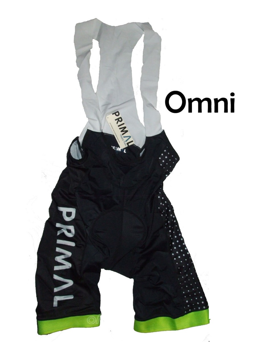 Primal Omni Men's Cycling Bib Shorts (XS, S, 2XL, 3XL)
