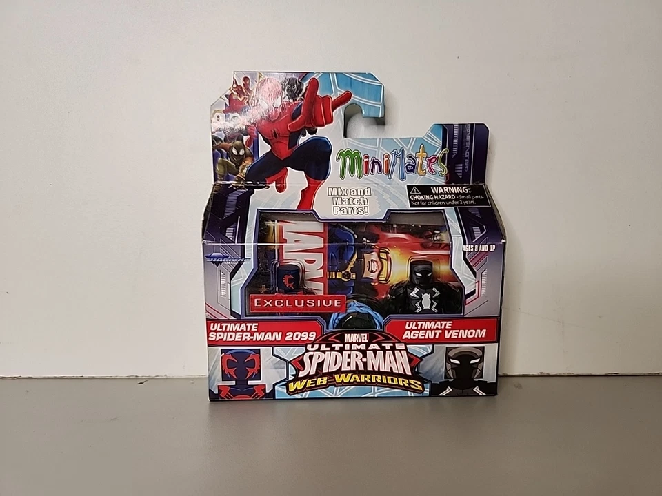 Ultimate Spiderman 2099 - Ultimate Agent Venom Minimates paquete de 2 exclusivo Foto 2 de 4