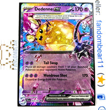 Dedenne EX DOUBLE RARE card 093/193 SV Paldea Evolved 2023 Pokemon NM/LP