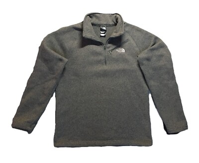 The North Face Long Sleeve 1/4 Zip Sweater Pullover Men's Medium Preppy Fleece