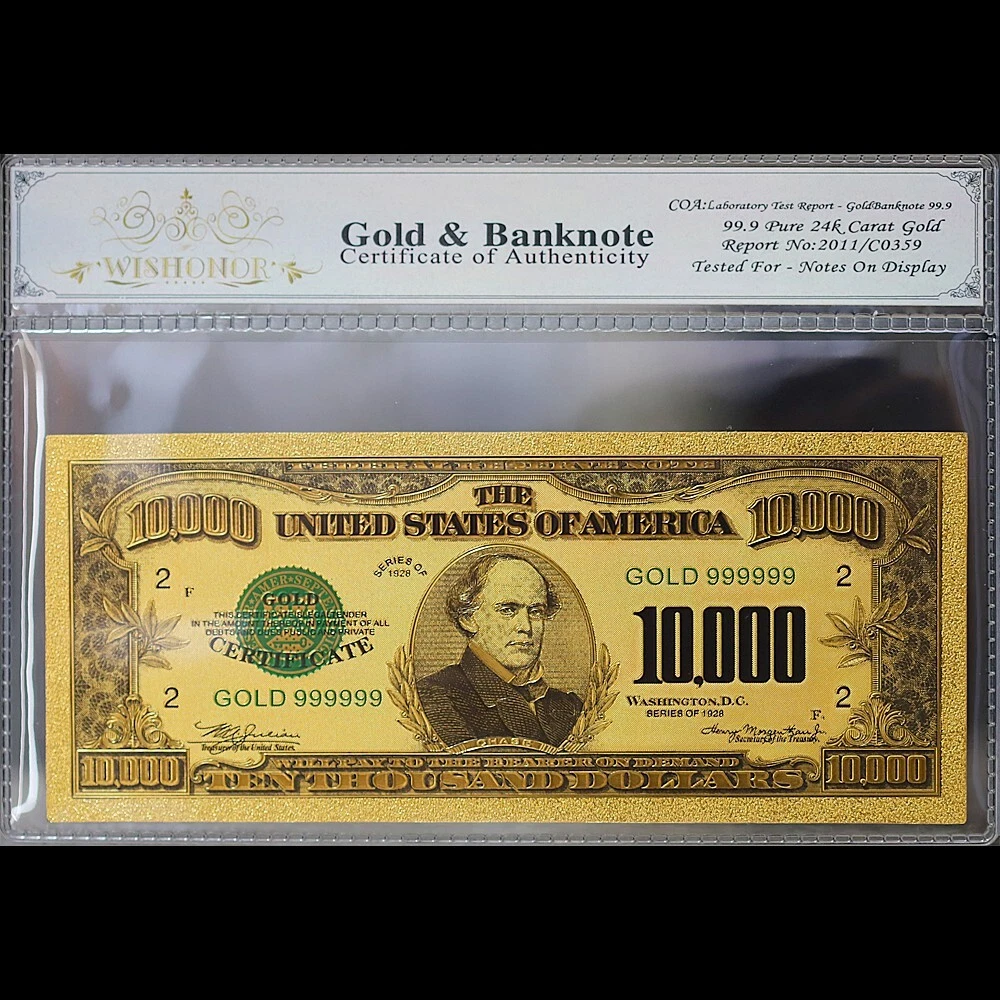 $10000 面额美国小尺寸纸币说明| eBay