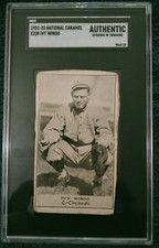 1921-23 NATIONAL CARAMEL E220 IVY WINGO SGC AUTHENTIC (1919 REDS WS CHAMPION)