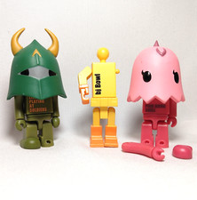 EVIROB Vinyl Figures 2002 Devil Robots Mini Brothers Lipton pieces free ship