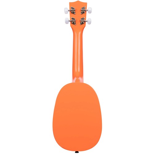 Kala Novelty Series ORANGE Mahogany Pineapple Soprano Ukulele KA-NV-ORNG - Picture 3 of 4