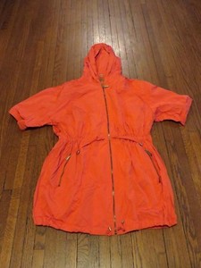 michael kors parka orange