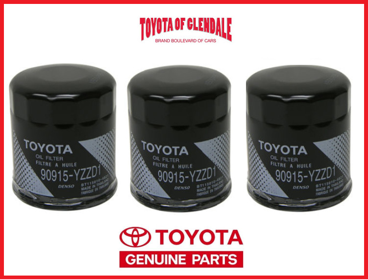 Set Of 3 Oem Fast Shipping 90915-yzzd1