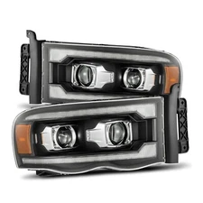 Fits 02-05 Dodge Ram PRO-Series Halogen Projector Headlights Black 880570