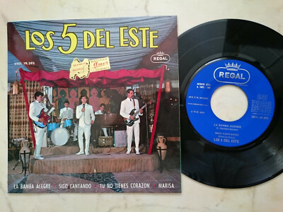 LOS 5 DEL ESTE La Bamba Alegre + 3 *SPANISH BEAT EP 1964*