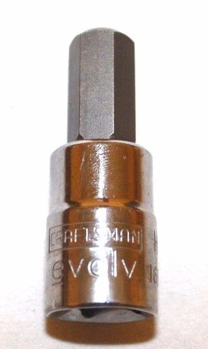 Craftsman Evolv 3/8 Drive Hex Bit Socket Choose Any SIze Free Shipping New - Picture 4 of 5