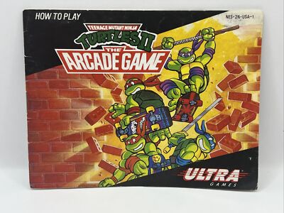 Teenage Mutant Ninja Turtles Ii The Arcade Game Nintendo Nes 1990 